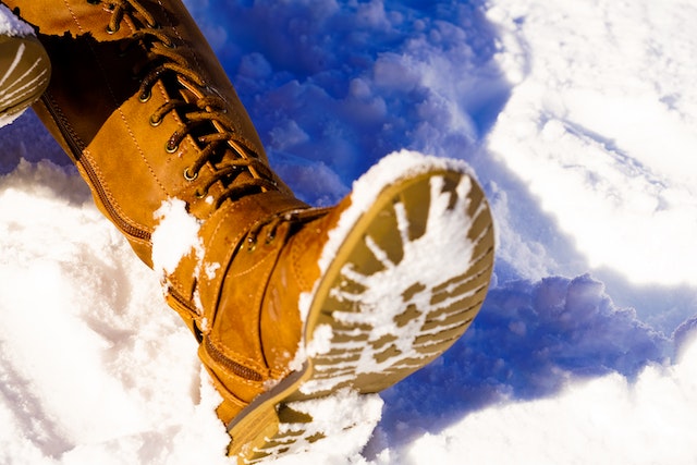 Winter Boots Captions